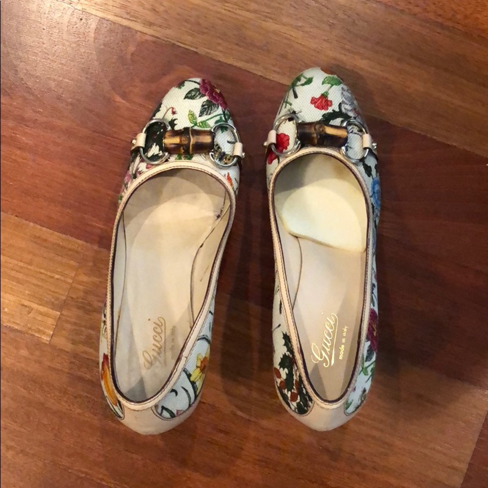 Flower Gucci pumps 36.5